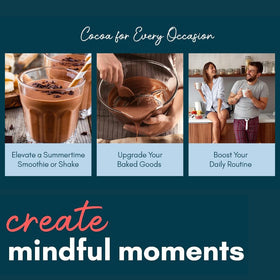 Mindful Nutrition Grandmas hot chocolate bar ideas with brownies and treats.