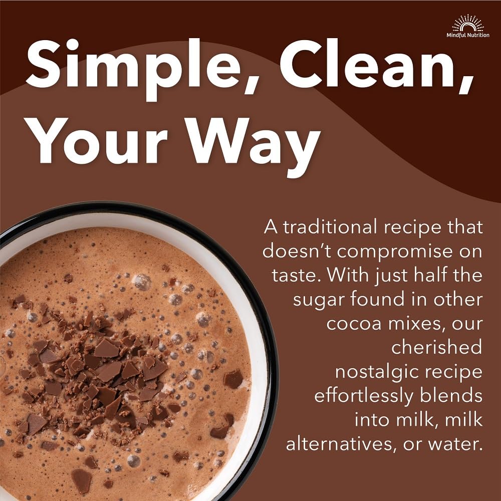 Mindful Nutrition Grandmas hot chocolate mug serving for family gatherings.