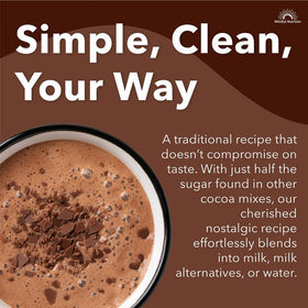 Mindful Nutrition Grandmas hot chocolate mug serving for family gatherings.