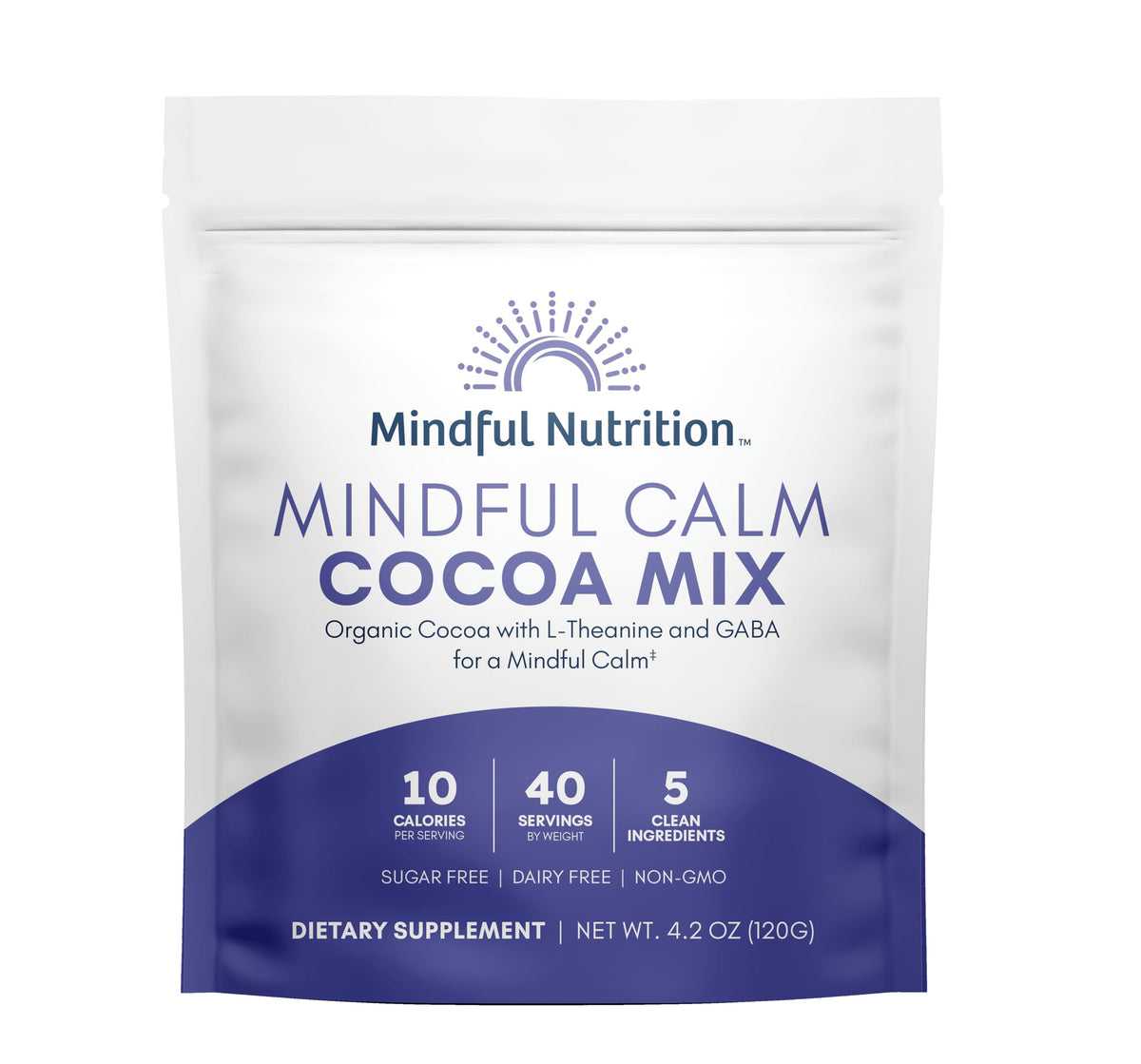 Mindful Nutrition Mindful Calm packaging on shelf, vegan-friendly formula.