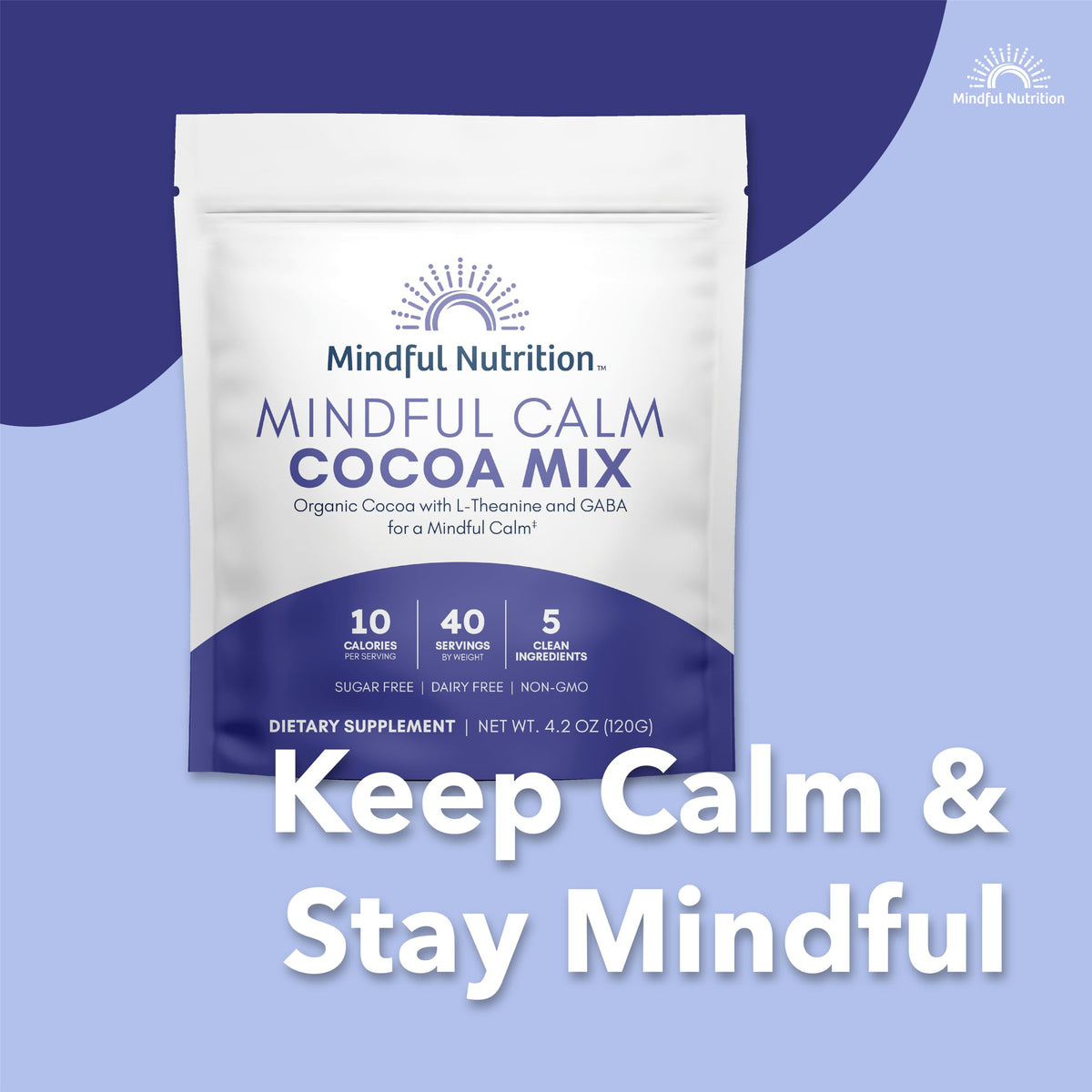 Mindful Nutrition Mindful Calm pairs with oat or almond milk.