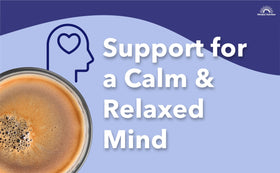 Mindful Nutrition Mindful Calm powder scoop ready to mix.