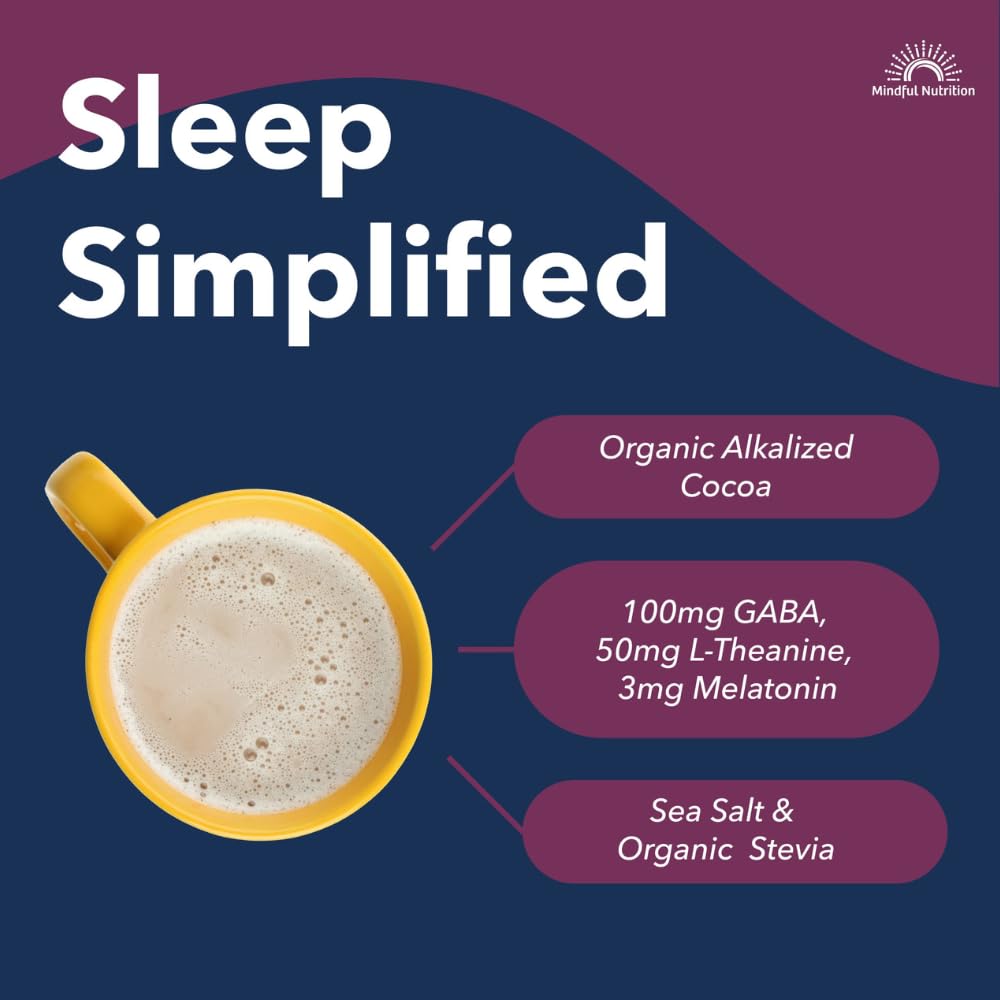 Mindful Evening Cocoa in a cup showing rich, comforting bedtime drink