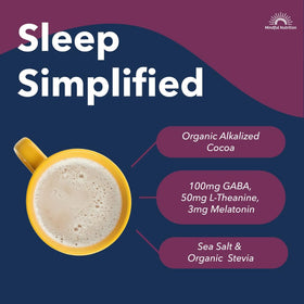 Mindful Evening Cocoa in a cup showing rich, comforting bedtime drink