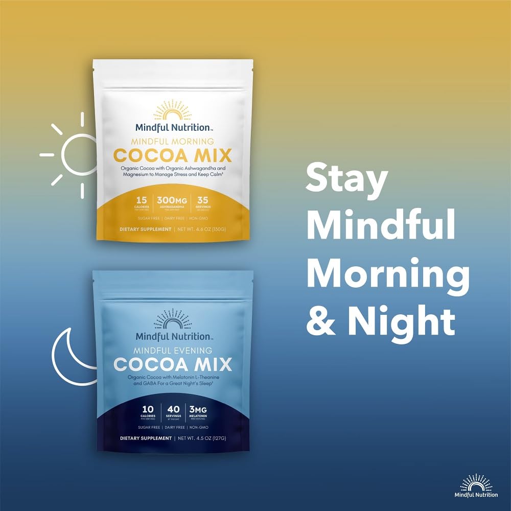 Nighttime cocoa ritual scene with a cozy mug for winding down