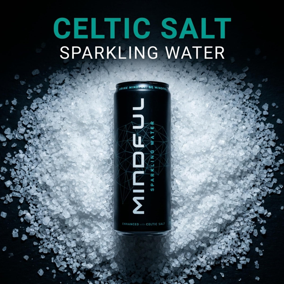 MINDFUL Sparkling Water bubbles and mineral note create a smooth sip.