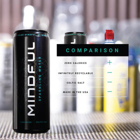 MINDFUL daily ritual drink offers a refreshing, calorie-free break.