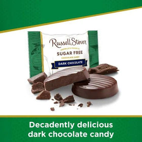 Mindy's Goodies extra dark caramel sugar free square, rich cocoa flavor for mindful indulgence.