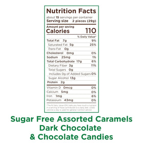 Mindys Goodies sugar-free dark chocolate candies ideal for care packages and gifting