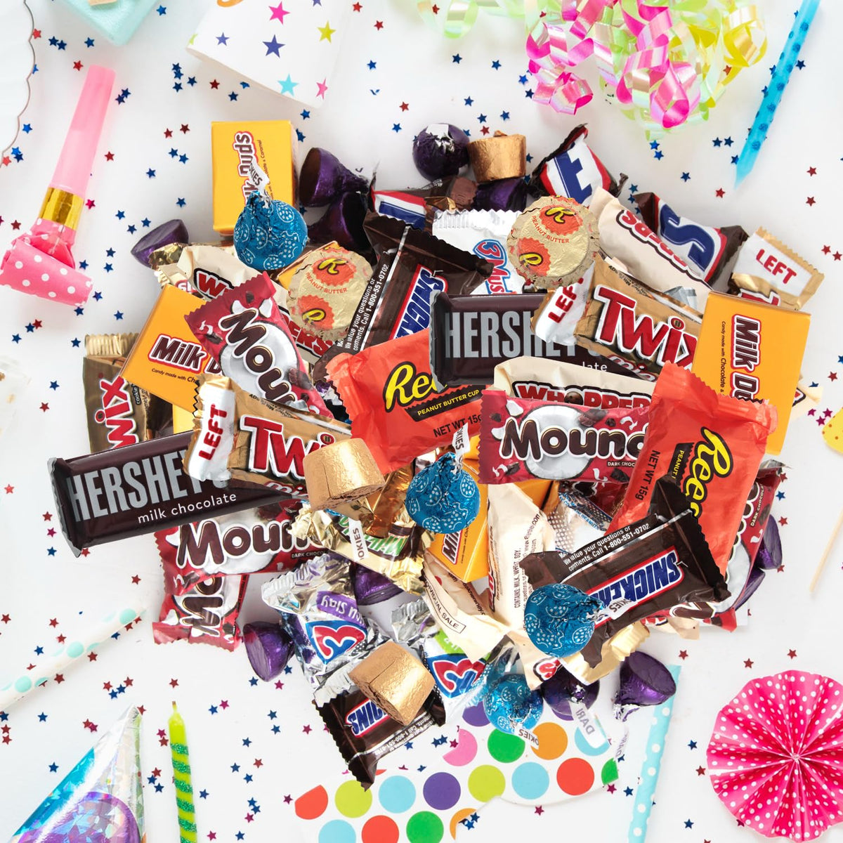 Mindy's Goodies individually wrapped chocolates assortment ensures freshness and easy serving.