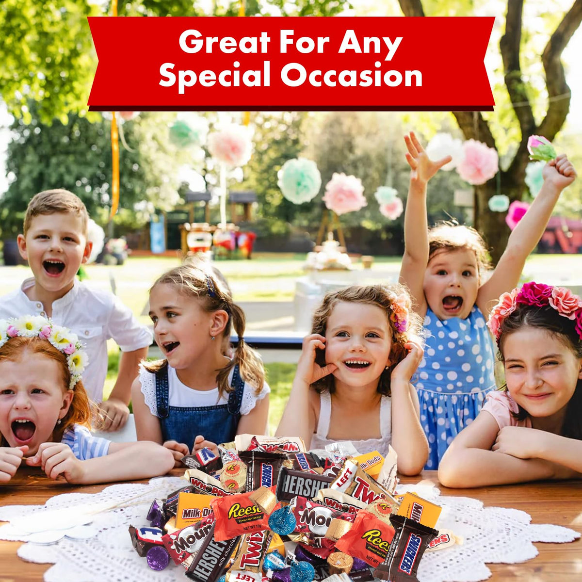 Mindy's Goodies trick-or-treat chocolate variety for seasonal gatherings.