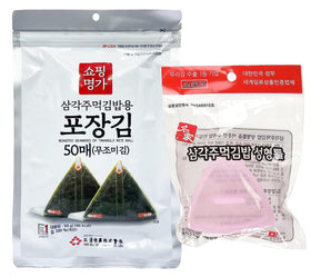 Minecook Seaweed Nori 50-sheet package with resealable lid for lasting freshness.