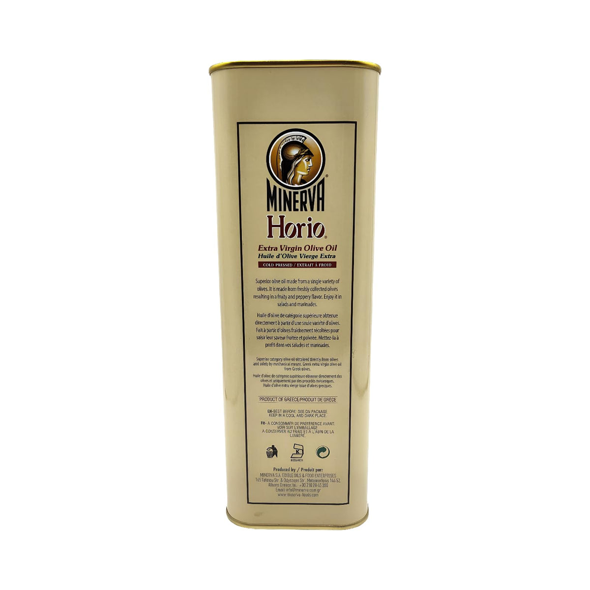 Minerva Horio olive oil bottle pour captures versatile cooking for marinades.