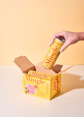 Mingle Mocktails Pineapple Paloma glass, tropical aroma for relaxed evenings.