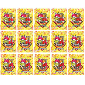 Mini Mini Chicles fruit flavors close-up, showcasing chewy texture and bright taste.