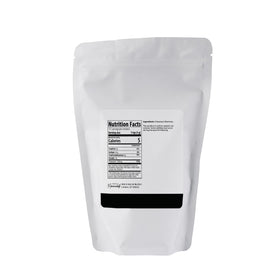 Minimalist Cream of Tartar packaged in a sleek white bag for easy use.