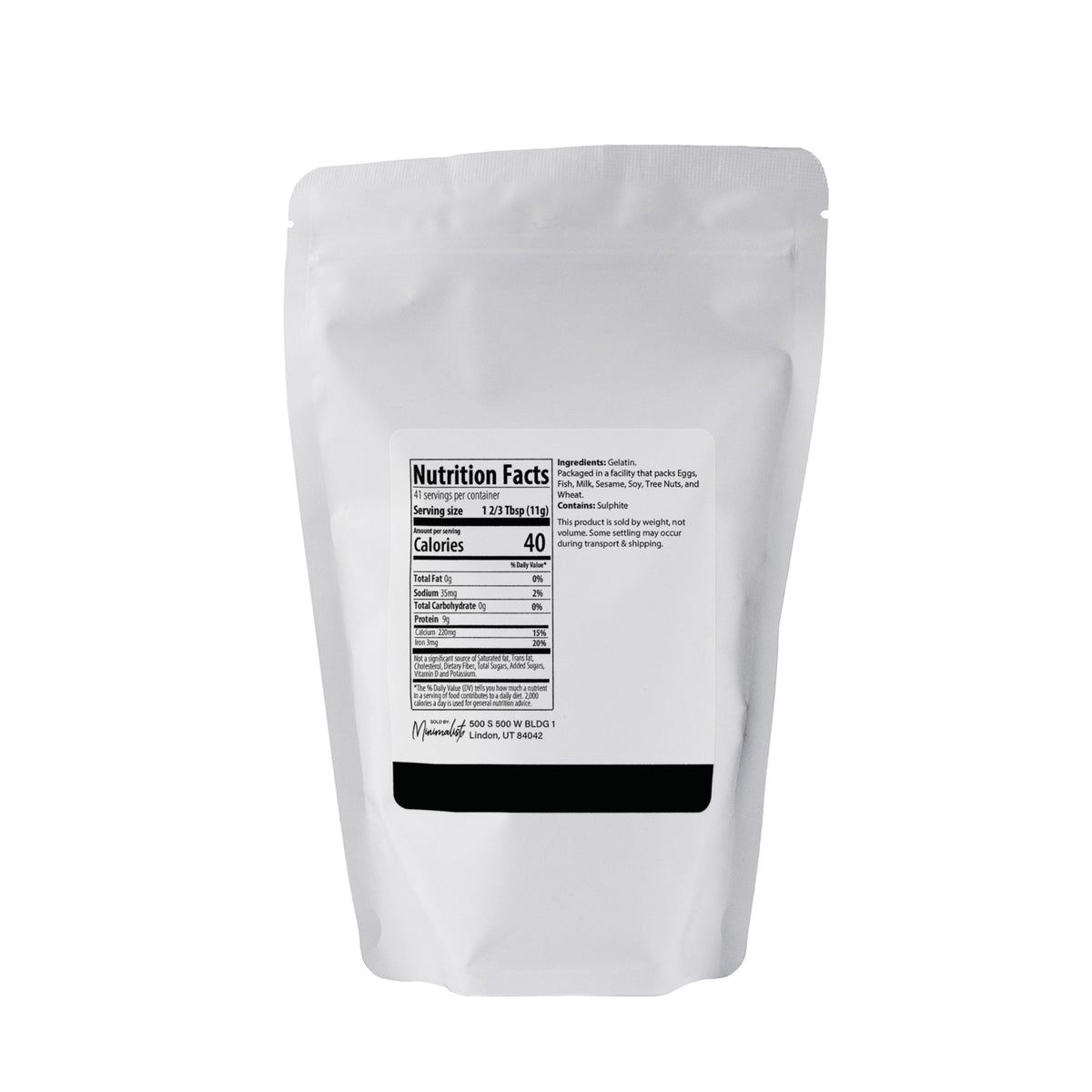 Close-up of Minimalist packaging showing sleek, easy-to-store design.