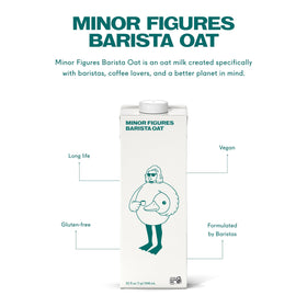Minor Figures Barista Oat shelf-stable packaging for pantry storage