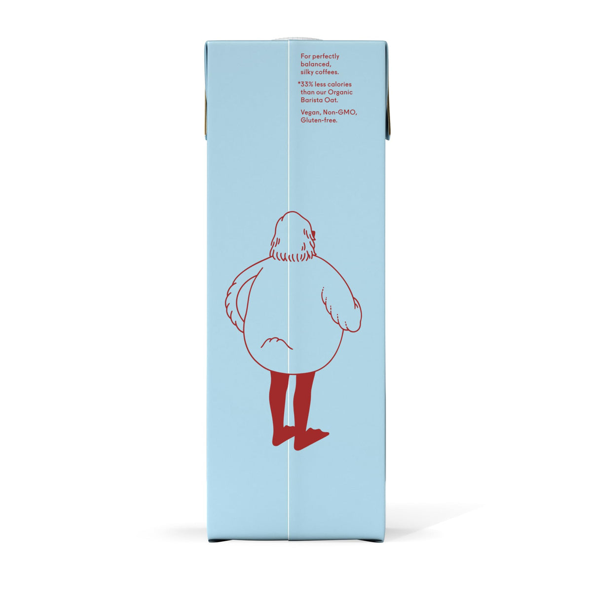 Pack shot shows six-pack Minor Figures Light Oat Milk