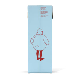 Pack shot shows six-pack Minor Figures Light Oat Milk