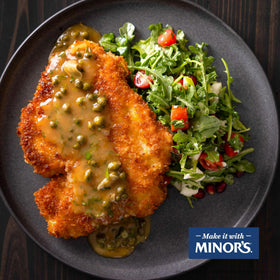MINOR'S Chicken Base jar pour highlights easy seasoning for stock and gravies.
