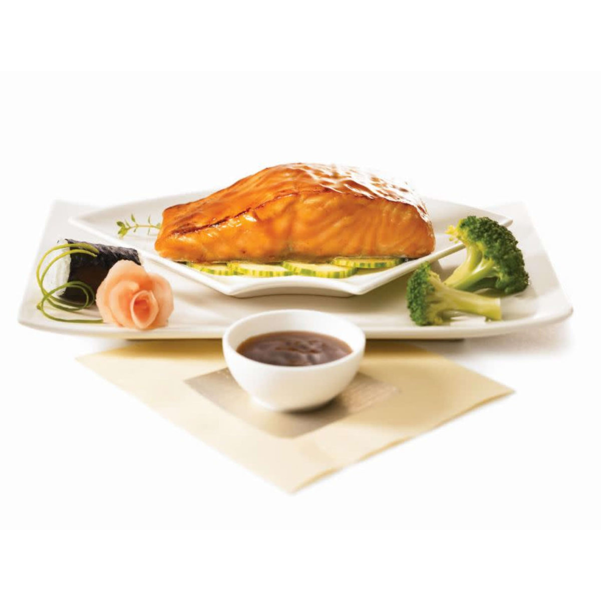 Minor's Vegan Teriyaki Sauce kitchen scene for prep and service