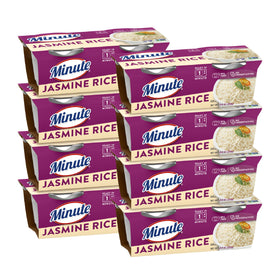 Minute Jasmine Rice Cups steaming with fluffy grains, quick side option
