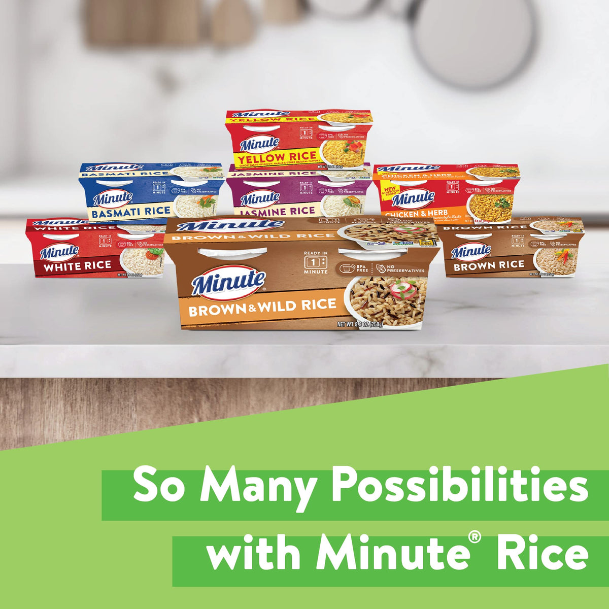 Minute cups stored in kitchen cabinet, microwave-ready whenever hunger hits.