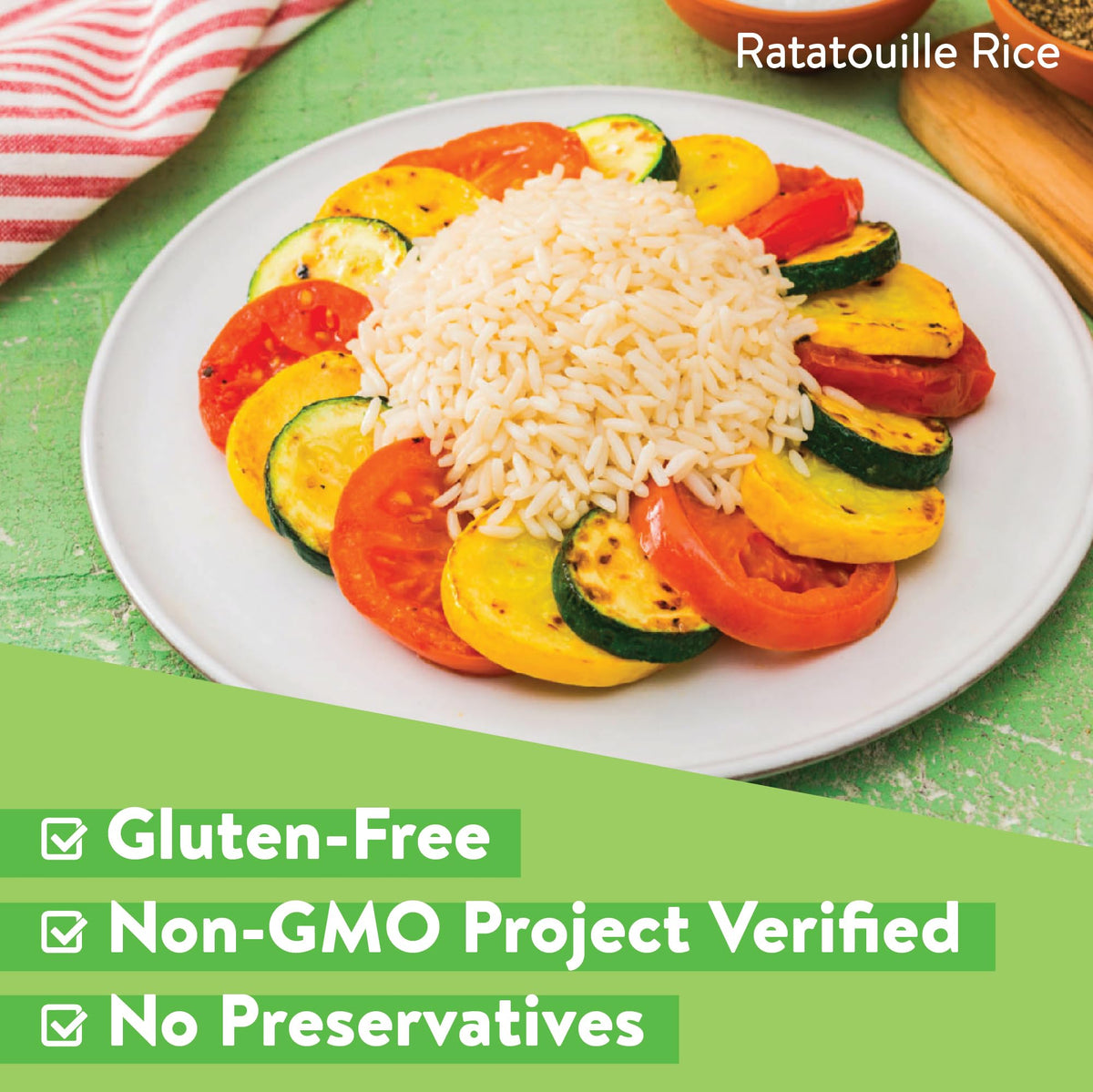 Minute Ready-to-Serve White Rice cup on the go in a lunch bag.