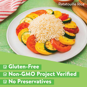 Minute Ready-to-Serve White Rice cup on the go in a lunch bag.