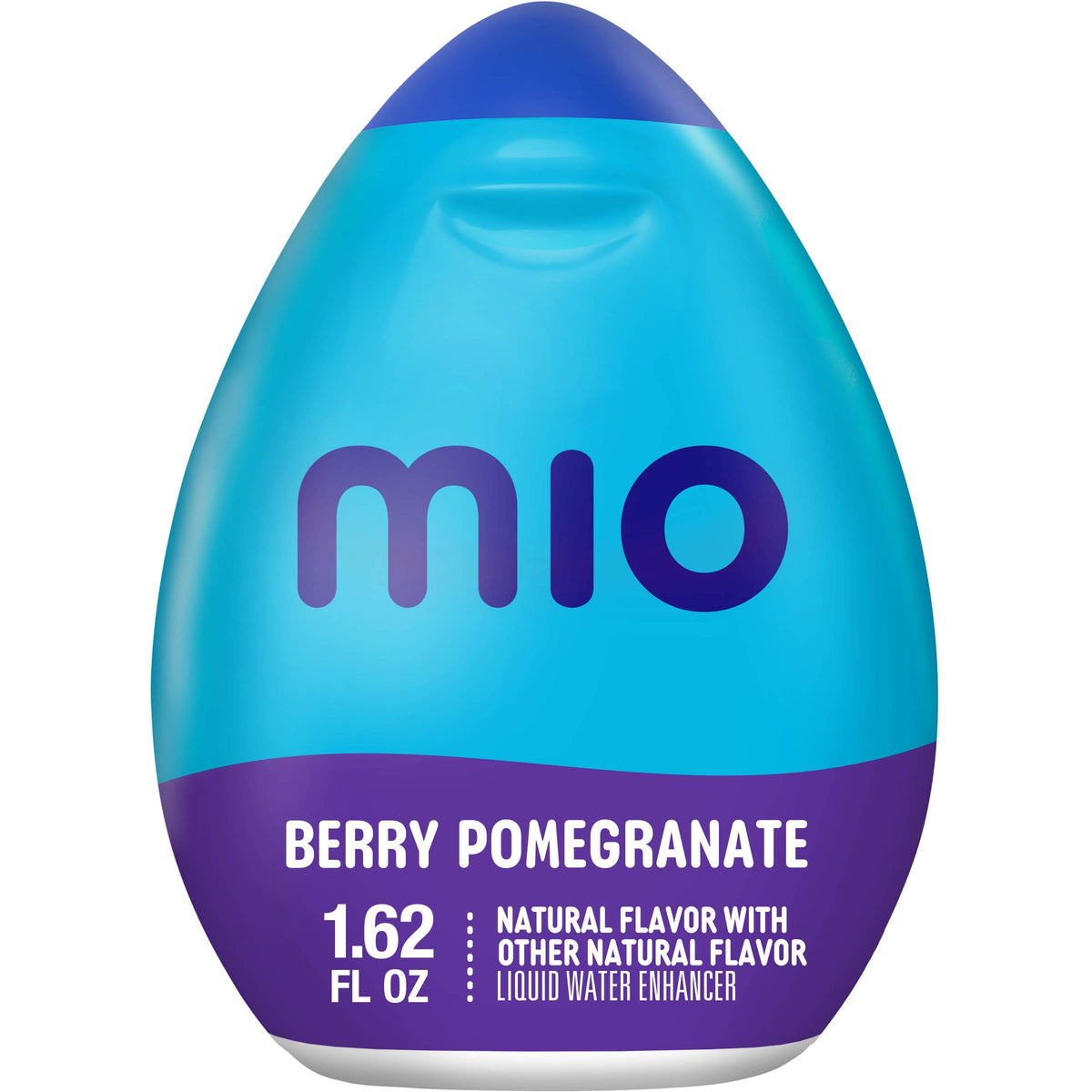 Mio Berry Pomegranate liquid concentrate adding flavor to plain water