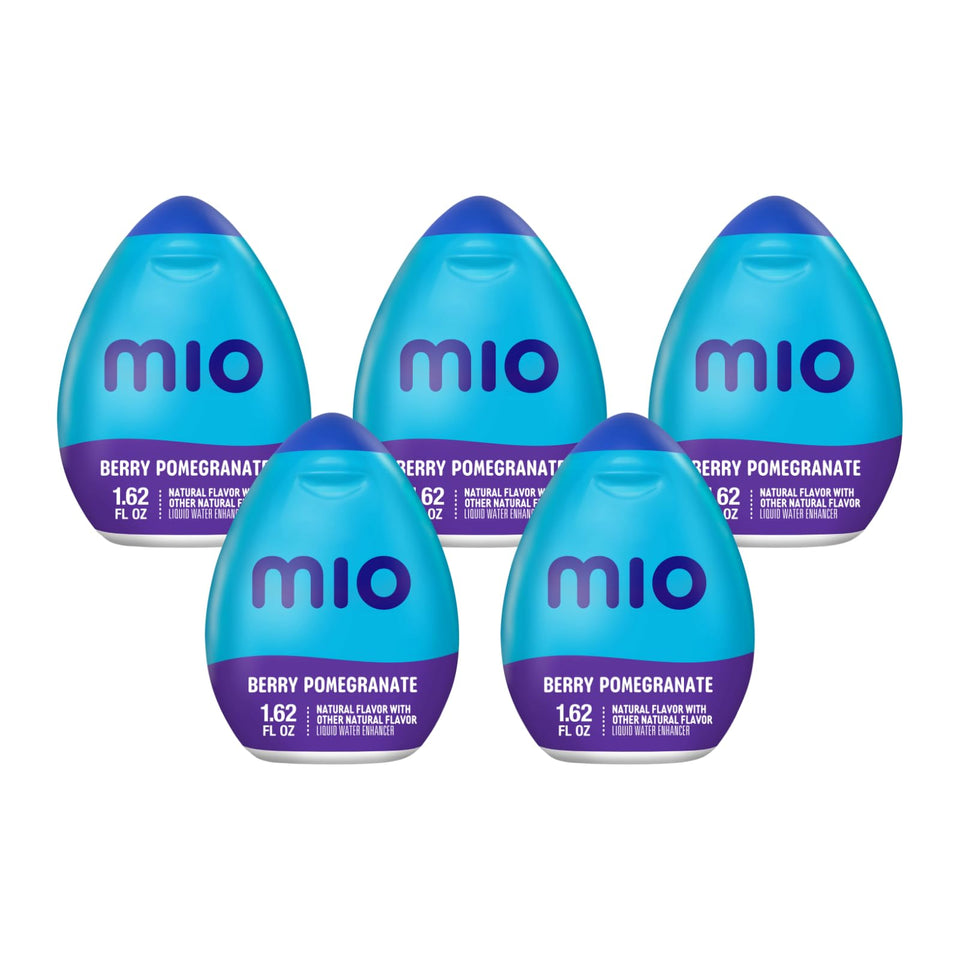 Mio Berry Pomegranate bottle adds bold flavor to plain water on the go.