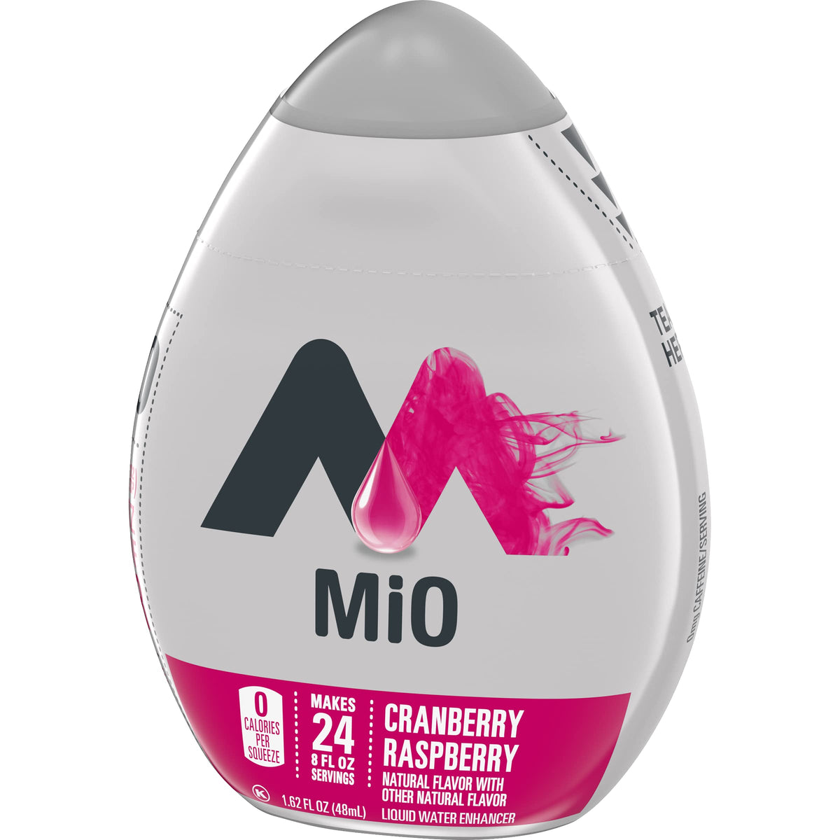 Mio Cranberry Raspberry on-the-go bottle in purse enables quick flavor boosts.