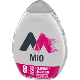 Mio Cranberry Raspberry on-the-go bottle in purse enables quick flavor boosts.