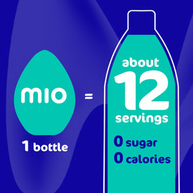 Mio Electrolytes vitamins label communicates added nutrients in each drop