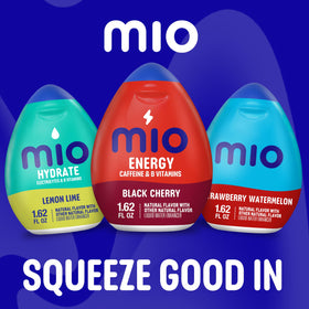 Mio Energy 60mg caffeine squeeze promises a quick focus boost.