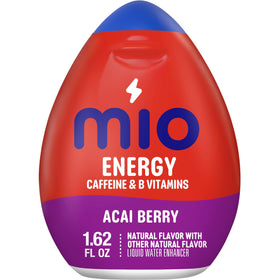 Mio Energy Acai Berry Storm bottle offers bold flavor and focused taste.