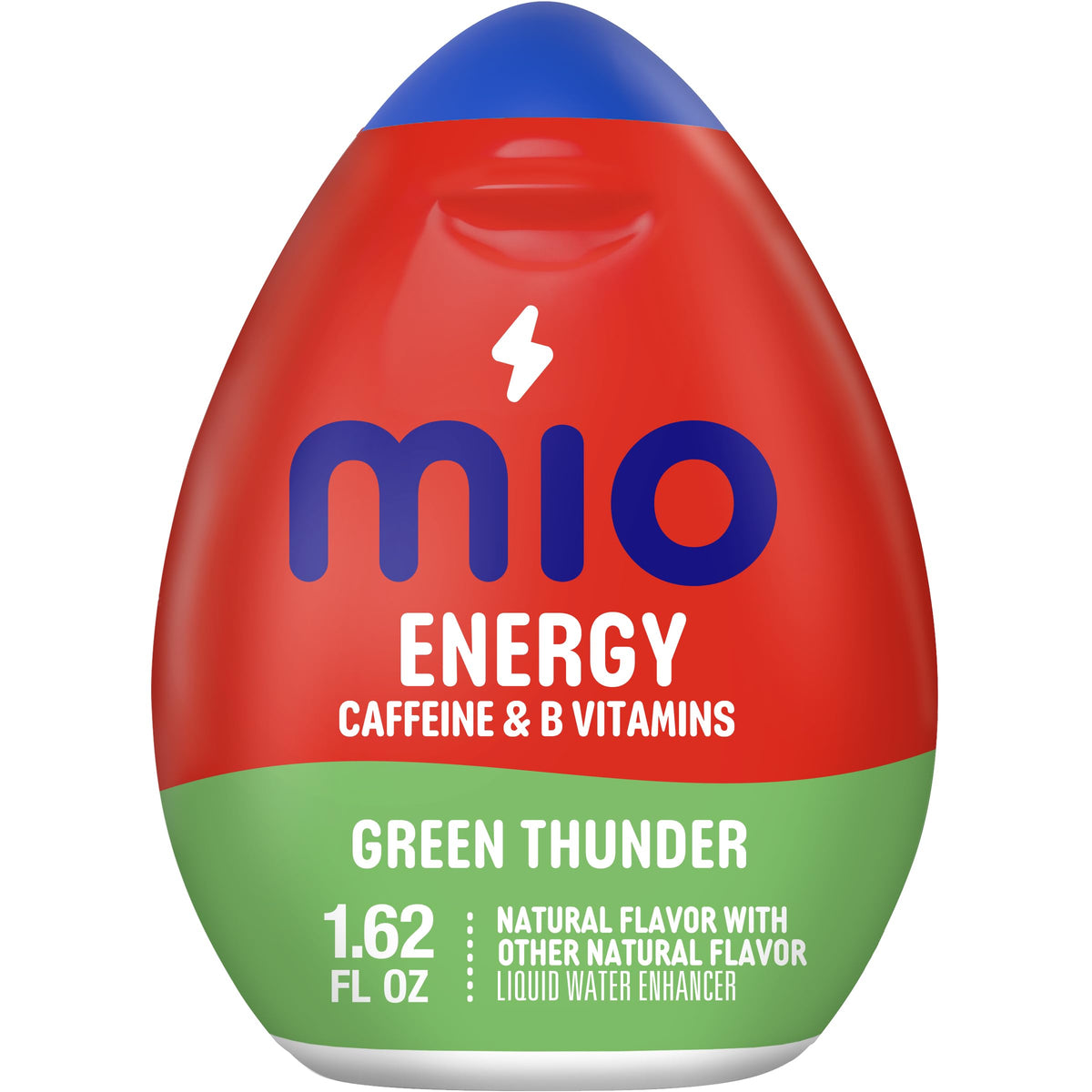 Mio Energy Green Thunder apple flavor drops turn plain water into a crisp drink.