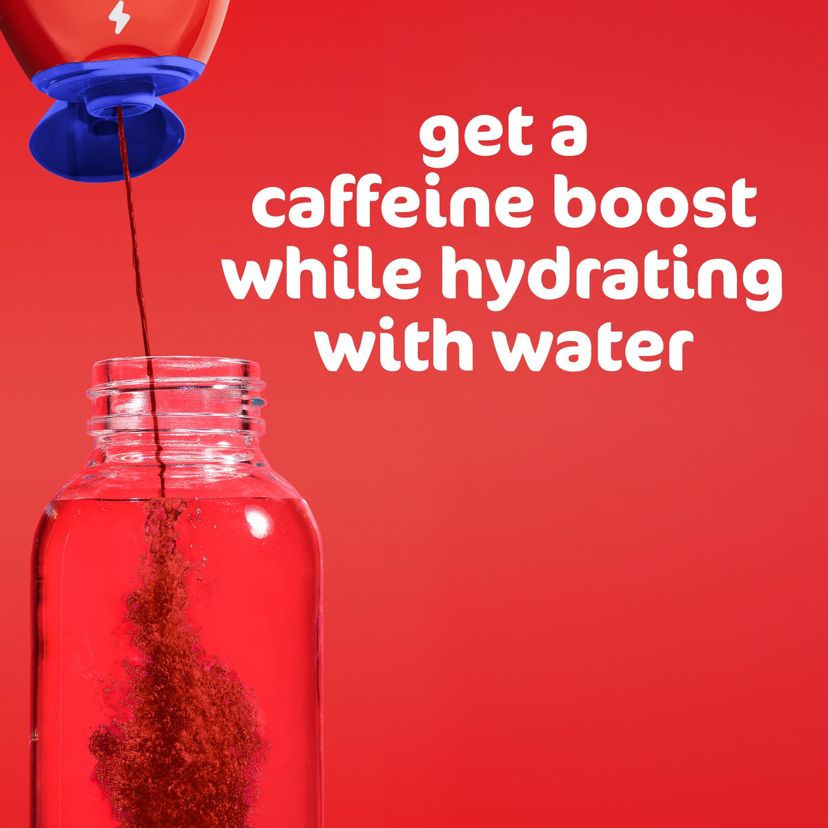 Mio Energy on-the-go use shows easy squirt into a bottle.