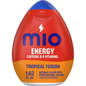 Mio Energy Water Enhancer Acai Berry Storm bottle offers vibrant berry flavor.