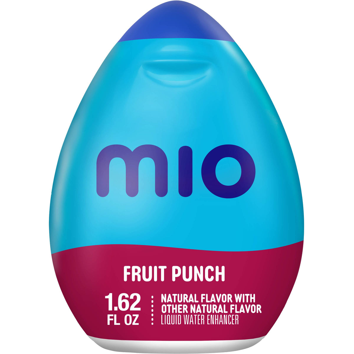 Mio Fruit Punch bottle label suggests refreshing, sugar-free taste.