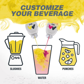 Mio natural flavors close-up shows clean citrus aroma in the sip.