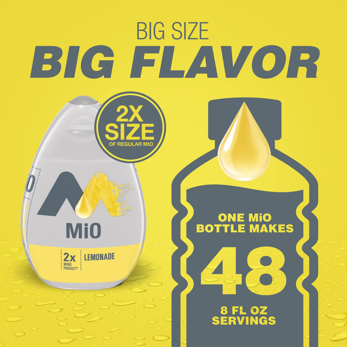 Mio zero-calorie flavor adds taste without sugar, supporting hydration moments.