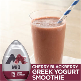 Mio Cherry Blackberry on-the-go flavoring enables hydration anytime.