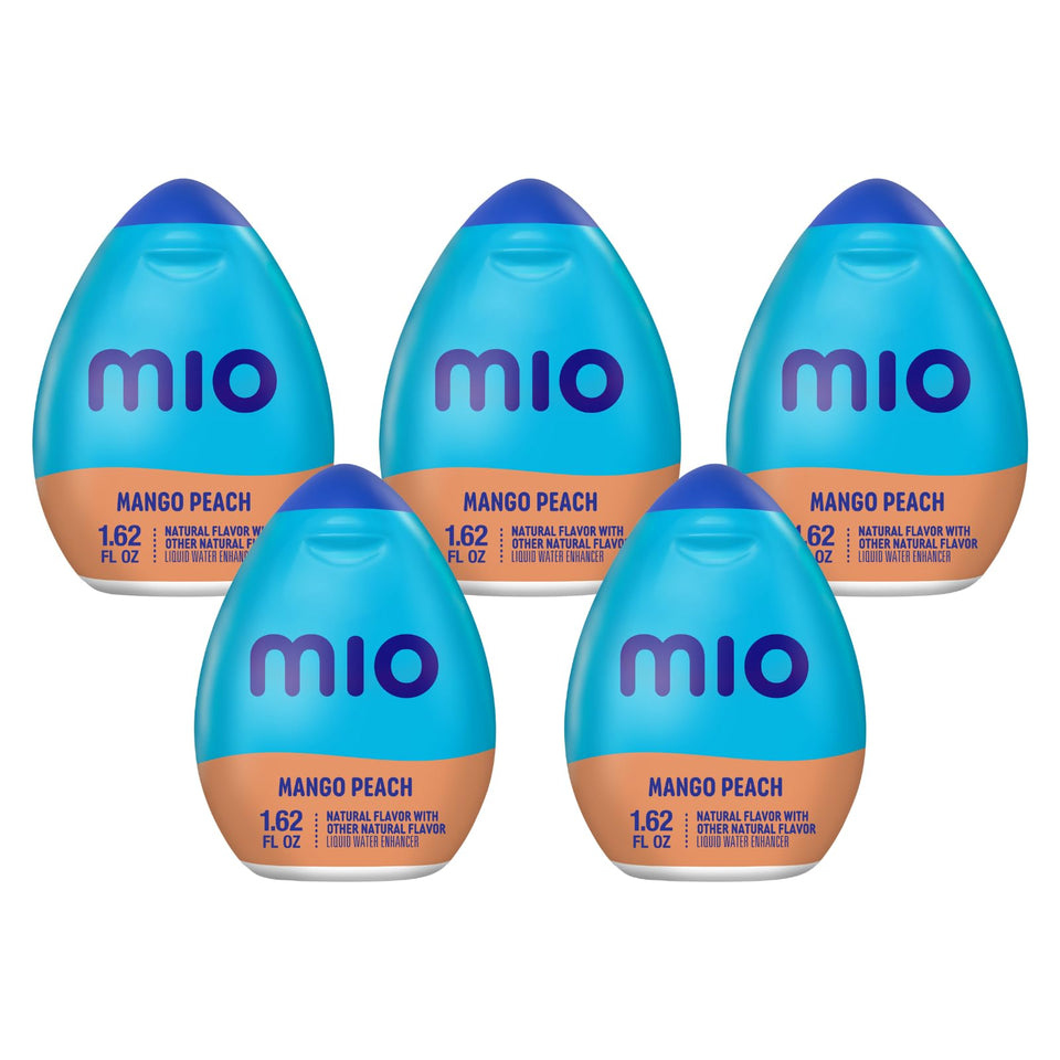 Mio Mango Peach bottle enhances water with bold flavor on the go
