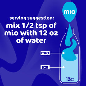 12-pack of Mio Peach Mango bottles showcased.