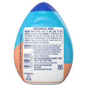 Squeezing Mio Peach Mango into water for bold, tropical taste.