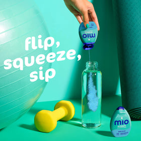 MiO Sport Berry Blast precise drops dispensing for easy flavoring.