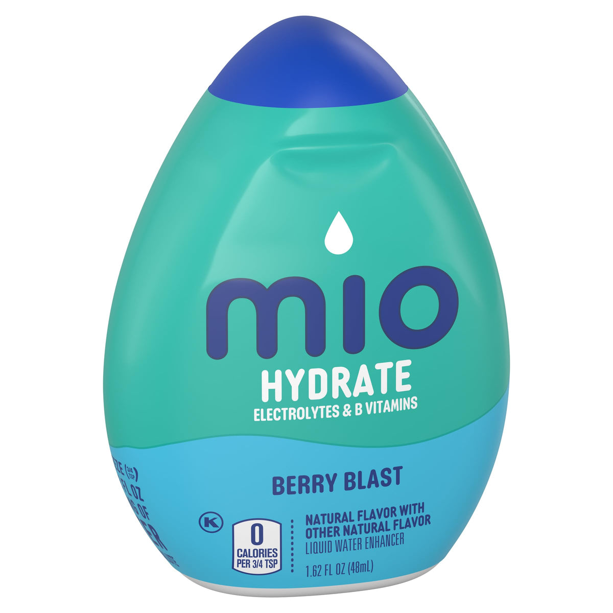 MiO Sport Berry Blast label close-up highlighting Berry Blast flavor.