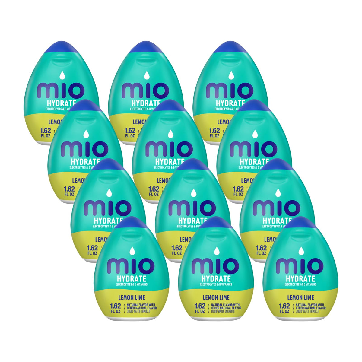 Mio Sport Lemon Lime bottle front for on-the-go hydration